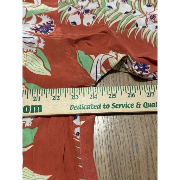 Avanti Original Silk Hawaiian‎ Shirt Size XL Floral Tropical Beach Travel Preppy - Picture 5 of 12